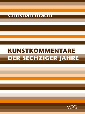 cover image of Kunstkommentare der sechziger Jahre